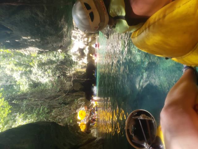 Belize Nohoch Che'en Caves Branch Cave Tubing Excursion First time Cave Tubers!