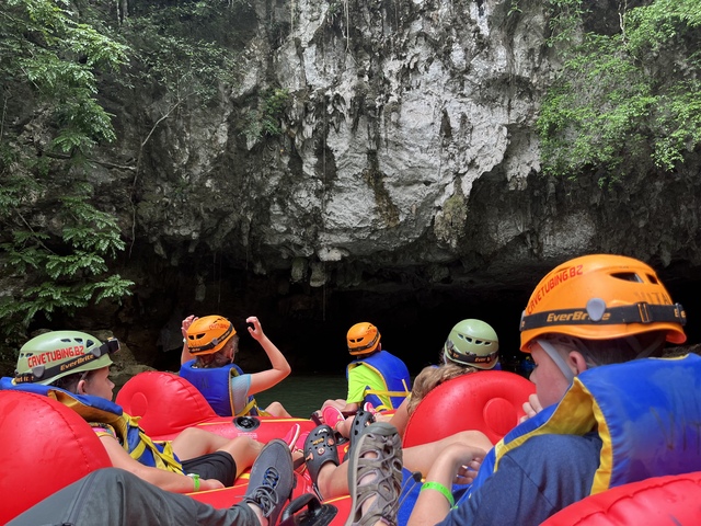 Belize Nohoch Che'en Caves Branch Cave Tubing Excursion with Lunch Cave Tubing with Lunch