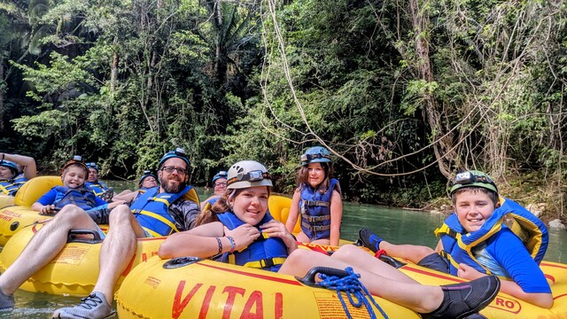 Belize Nohoch Che'en Caves Branch Cave Tubing Excursion with Lunch Absolutely Wonderful!