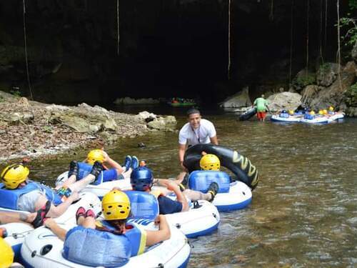 Belize Nohoch Che'en Caves Branch Cave Tubing Excursion