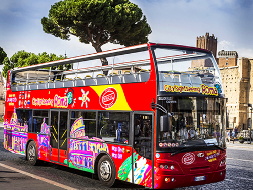 Civitavecchia Rome Hop-on Hop-off Sightseeing with Colosseum Ticket Excursion By Train