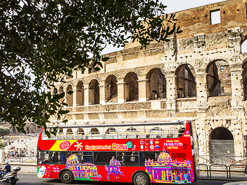 Civitavecchia Rome Hop-on Hop-off Sightseeing with Colosseum Ticket Excursion By Train