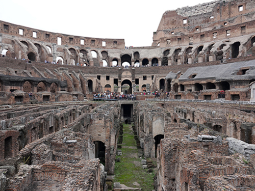 Civitavecchia Rome Hop-on Hop-off Sightseeing with Colosseum Ticket Excursion By Train