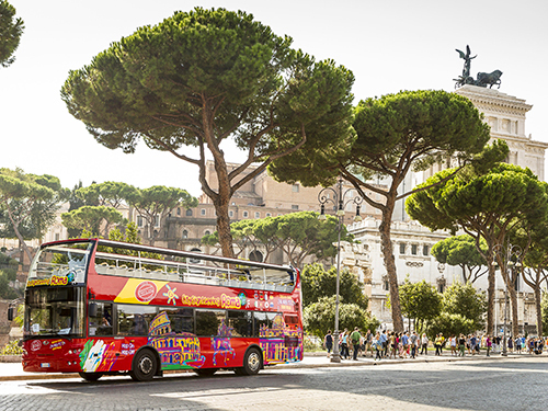 Civitavecchia Rome Hop-on Hop-off Sightseeing with Colosseum Ticket Excursion By Train