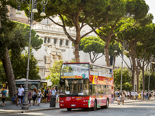 Civitavecchia Rome Hop-on Hop-off Sightseeing with Colosseum Ticket Excursion By Train