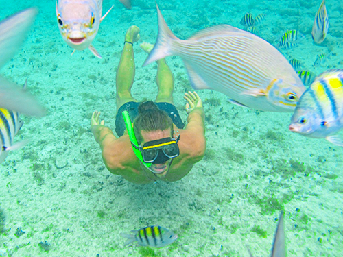 Cozumel ATV and Clear Boat Ride and Snorkeling Excursion