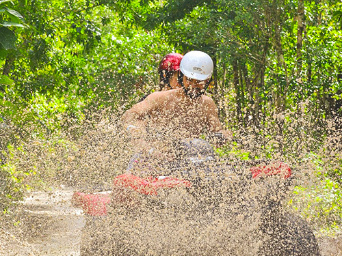 Cozumel ATV and Clear Boat Ride and Snorkeling Excursion