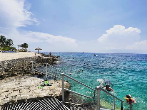 Cozumel Chankanaab Park Premium Day Pass with Open Bar and Lunch Excursion