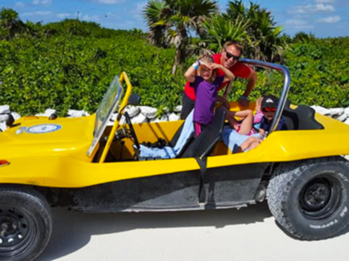 Cozumel Dune Buggy Sightseeing and Otoch Park Mayan Excursion