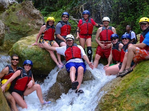 Montego Bay  Jamaica white water river tubing Cruise Excursion