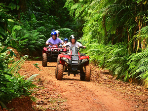 Puntarenas Jungle and River ATV Adventure and Crocodile Boat Excursion