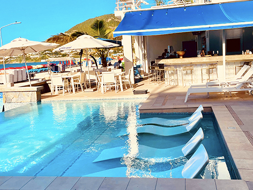 St Maarten Seaview Beach Hotel Private Cabana Day Pass