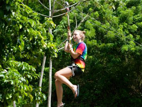 Roatan  Honduras Jungle Top Zip Line Shore Excursion Reservations